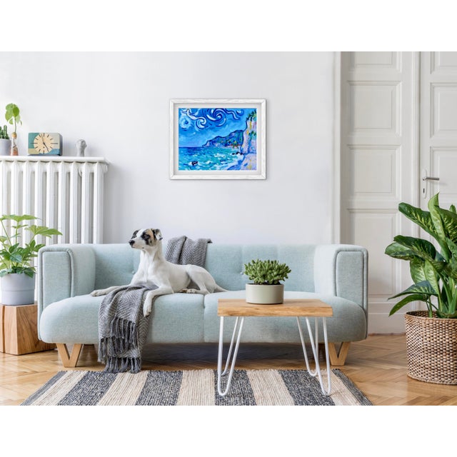 Spirits of the Sea, Modern Impressionist Seascape Oil Painting For Sale - Image 10 of 10
