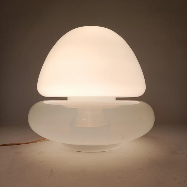 1970s Large Italian Murano Glass Table Lamp, 1970s For Sale - Image 5 of 10