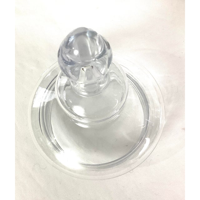 1920s Vintage Glass Apothecary Jar For Sale - Image 5 of 7