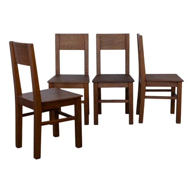 Vintage Chairs, 1930s, Set of 4 For Sale