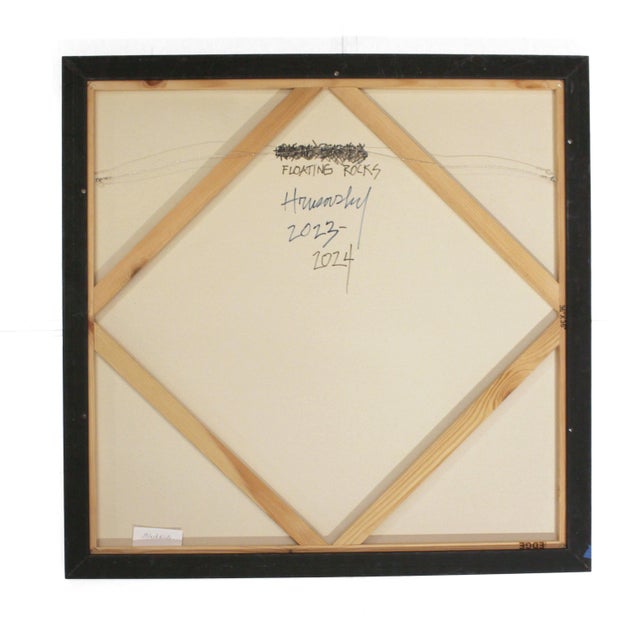 "Floating Rocks" Acrylic on Canvas by Paul Hrusovsky For Sale - Image 4 of 4