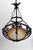 Pendant Light in Wrought Iron and Blown Glass Paste attributed to Muller Frères Lunéville, France, 1900s For Sale - Image 15 of 17