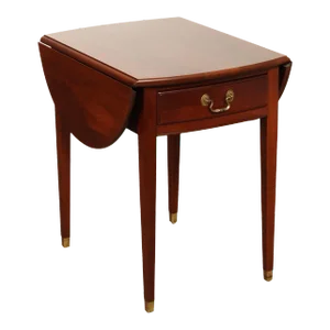 Link Taylor Heirloom Vintage Pembroke Federal Style Side Table