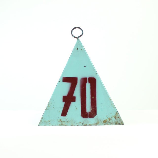 Metal Vintage Steel Measurement Pyramids, Czechoslovakia, 1940s, Set of 9 For Sale - Image 7 of 10