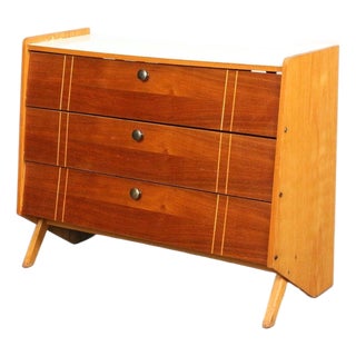 Mid 20th Century Teak + Beech Swedish Shoe Cabinet by Ilse Møbel For Sale