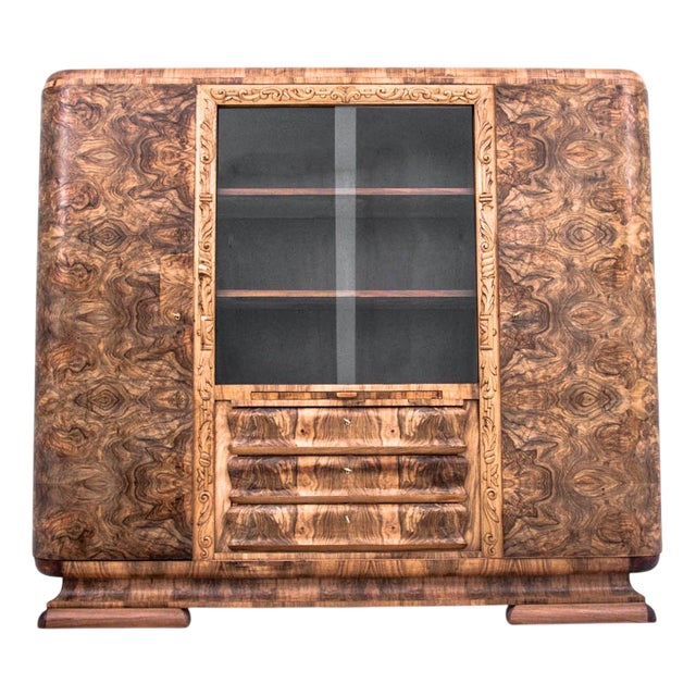 Polish Art Deco Library, 1930 For Sale