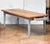 Large French Rectangular Farmhouse Table on Painted Frame For Sale - Image 4 of 15