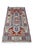 Tribal Vintage Indian Platinum Tribal Wool Rug Runner Carpet Mat 26" X 48" For Sale - Image 3 of 11