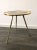 Italian Brass Tripod Side Table with Printed Top, 1950s For Sale - Image 10 of 13