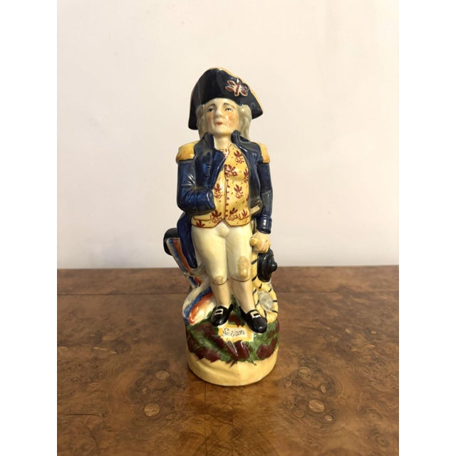 Goldenrod Antique Lord Nelson Toby Jug, 1880 For Sale - Image 8 of 8