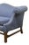 Ethan Allen Late 20th Century Ethan Allen Chippendale Style Cameback Sofa W Stretcher Base and Rolled Arms For Sale - Image 4 of 9