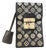 21st Century Never Used Black and White Paisley Leather Belt Phone Case by Etro For Sale