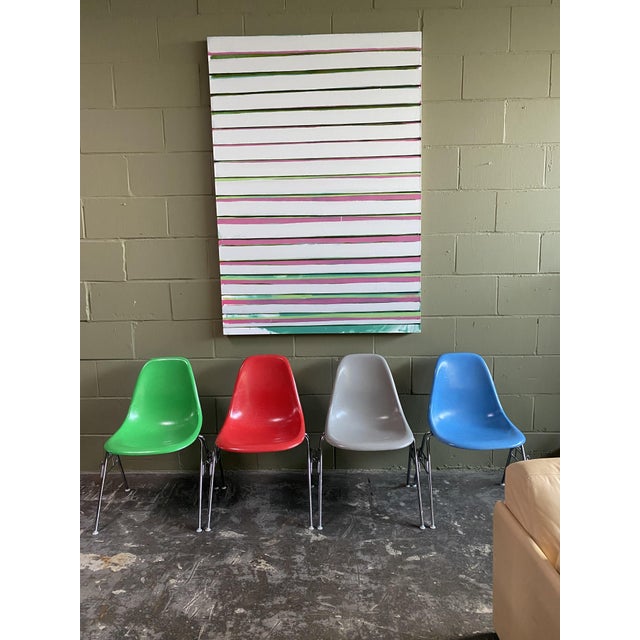 Sidechairs in Various Colors by Charles Eames for Vitra, 1980s, Set of 4 For Sale - Image 15 of 15