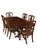 1990s American Chippendale Style Dining Table and Chairs For Sale
