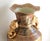 Vintage Royal Satsuma-Style 24" Porcelain Floor Vase – Gold Gilt & Dragon Handles For Sale - Image 9 of 18