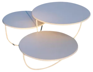 Trio Side Table by Nendo