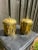 Mid-Century Modern Mid 20th Century Brass Tassel and Rope Wrapped Canisters - a Pair For Sale - Image 3 of 6