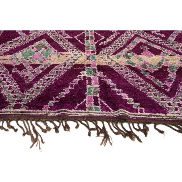 Vintage Beni M'Guild Moroccan Rug - 06'01 X 12'00 For Sale - Image 11 of 11