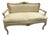 1990s Carved Louis XVI Style Diminutive Settee For Sale