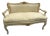 Carved Louis XVI Style Diminutive Settee For Sale