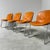 Gastone Rinaldi Cognac Leather Dining Chairs by Gastone Rinaldi for Thema Italy, 1970s, Set of 4 For Sale - Image 4 of 11