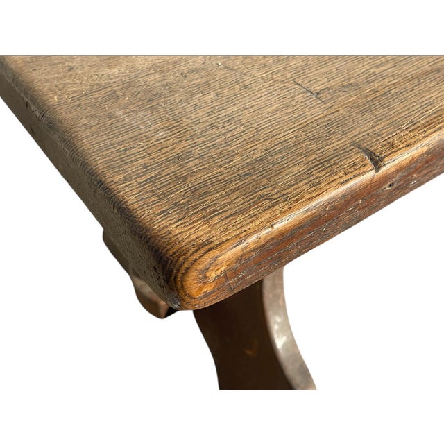 Vintage Oak Desk, 1920s For Sale - Image 4 of 13