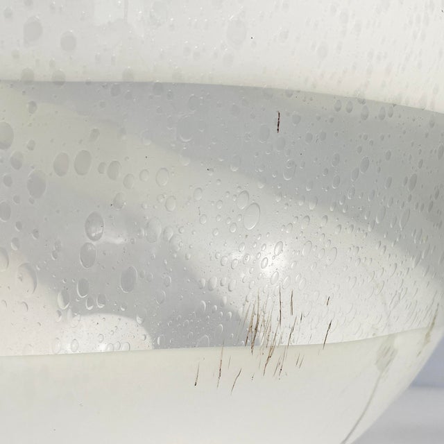 Italian Modern Murano Opaline Glass Table Lamp, 1970s For Sale - Image 10 of 17