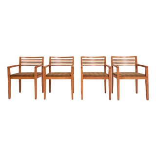 Riccio Chairs by Ricchio for Knoll, 1980s, Set of 4 For Sale