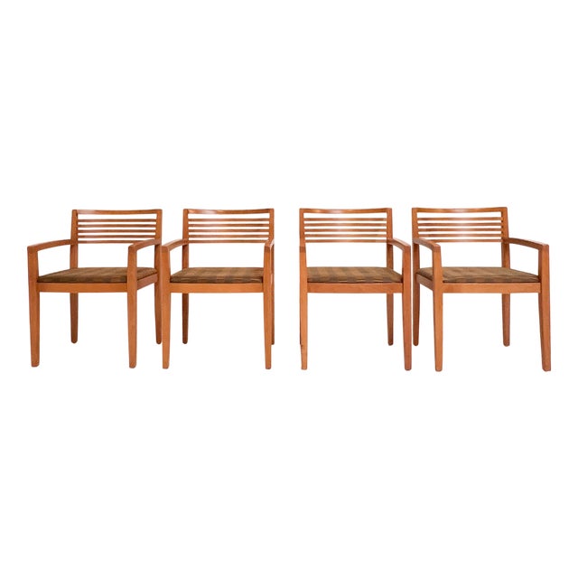 Riccio Chairs by Ricchio for Knoll, 1980s, Set of 4 For Sale