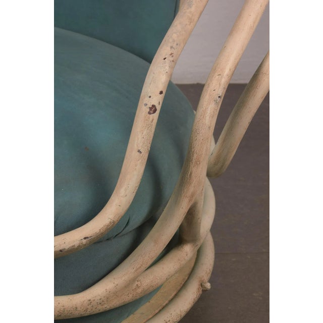 Mid-Century Iron Lounge Chair For Sale - Image 9 of 18