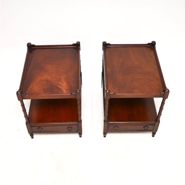 1930s Antique Georgian Side Tables, 1930s, Set of 2 For Sale - Image 5 of 11