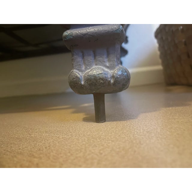 French 19th Century Iron Daybed with Bolsters For Sale - Image 9 of 12