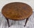 Traditional Vintage Drexel Passage Mahogany Sunburst Veneer Round Extension Dining Table For Sale - Image 3 of 12