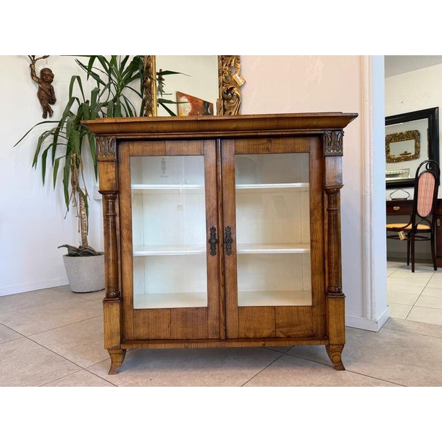 Empire Display Cabinet Top in Ash Wood, 1810 For Sale - Image 9 of 16