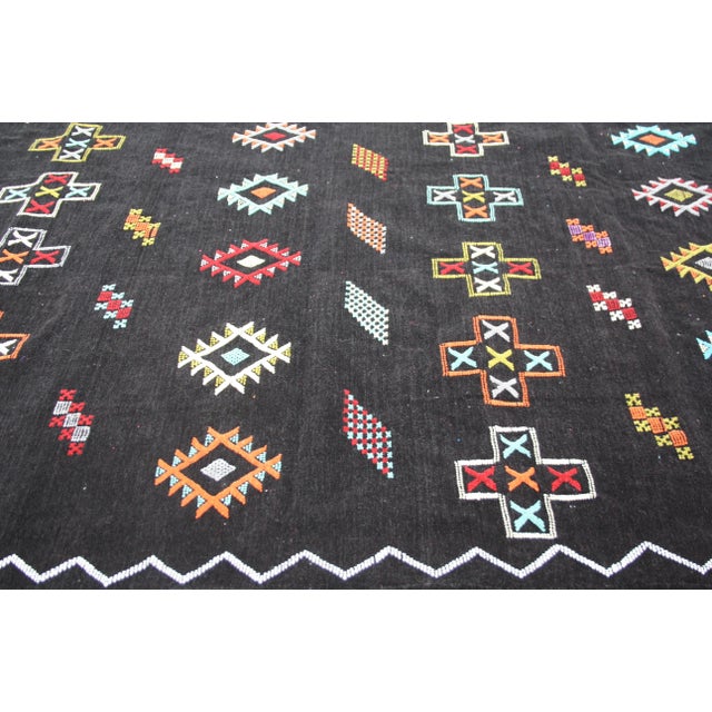 Moroccan Late 20th Century Vintage Moroccan Rug - 6'6'' X 3'9'' For Sale - Image 3 of 4