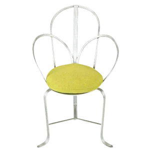Incised Iron Three-Leg Side Chair