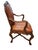 Set of 8 Large Venetian Style Walnut Armchairs by Therien Studio Workshops For Sale - Image 11 of 12