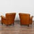Pair, 20th Century Vintage Brown Leather Chesterfield Club Chairs For Sale - Image 15 of 15