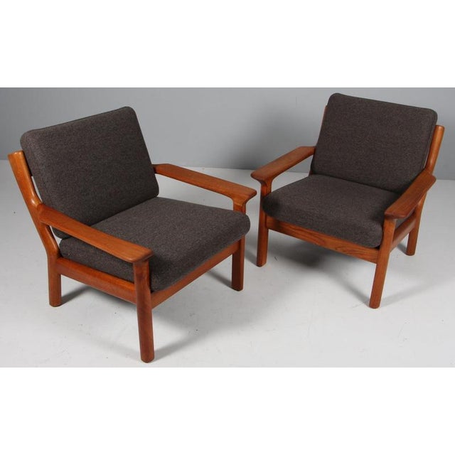 Vintage Lounge Chairs in Teak by Juul Kristensen, Denmark, 1960s, Set of 2 For Sale - Image 3 of 9
