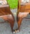 Brown Set of 6 Solid Mahogany Queen Anne Style Dining Chairs Early 20th Century For Sale - Image 8 of 17