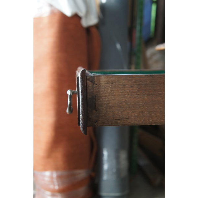 Antique French Breton Brittany Figural Carved Chestnut Buffet Sideboard Hutch For Sale - Image 9 of 12