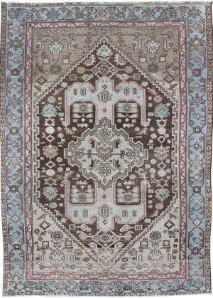 Early 20th Century Vintage Hamedan Rug - 4′6″ × 6′8″