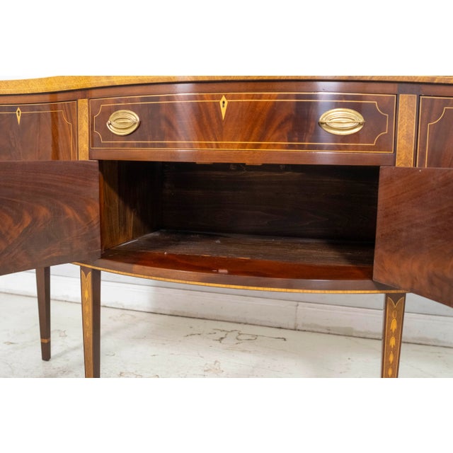 Brown Bench Made Federal Inlaid Mahogany Sideboard For Sale - Image 8 of 18