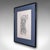 This is a vintage 18th century street map of London. An English, framed reproduction showing the parish of St Ann's,...