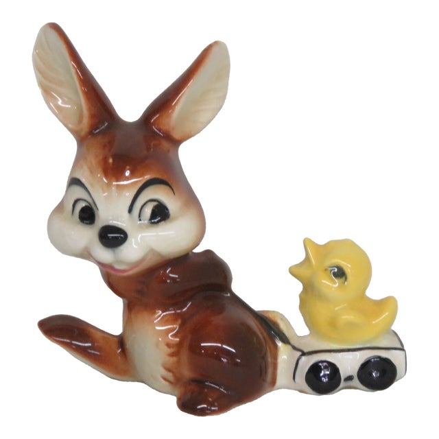 Goebel Bunny and Chick Porcelain Figurine West Germany 4681b For Sale