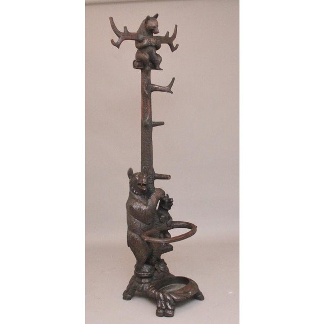 Early 20th Century Carved Bear Hall Stand For Sale - Image 12 of 12