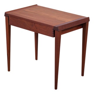 Teak Side Table with Drawer, Denmark, 1960s For Sale