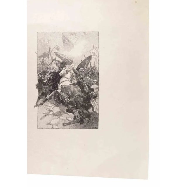 Small tales to my sister is a lithograph on paper realized by hegesippe Moreau in 1838. The artwork is in good condition....