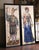 This striking pair of antique chromolithographs presents two exuberant full-length figures dressed in elaborate ceremonial...