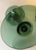 Bottle Green Rare 15" 1930s Empoli Verde Italian Hand-Blown Glass Pedestal Ewer Pitcher For Sale - Image 8 of 12